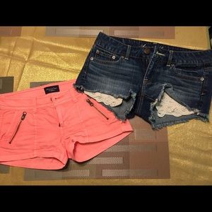 2 pair of American Eagle shorts